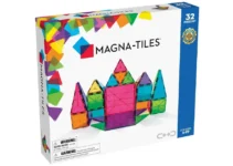 Magna-Tiles 32-Piece Clear Colors Set